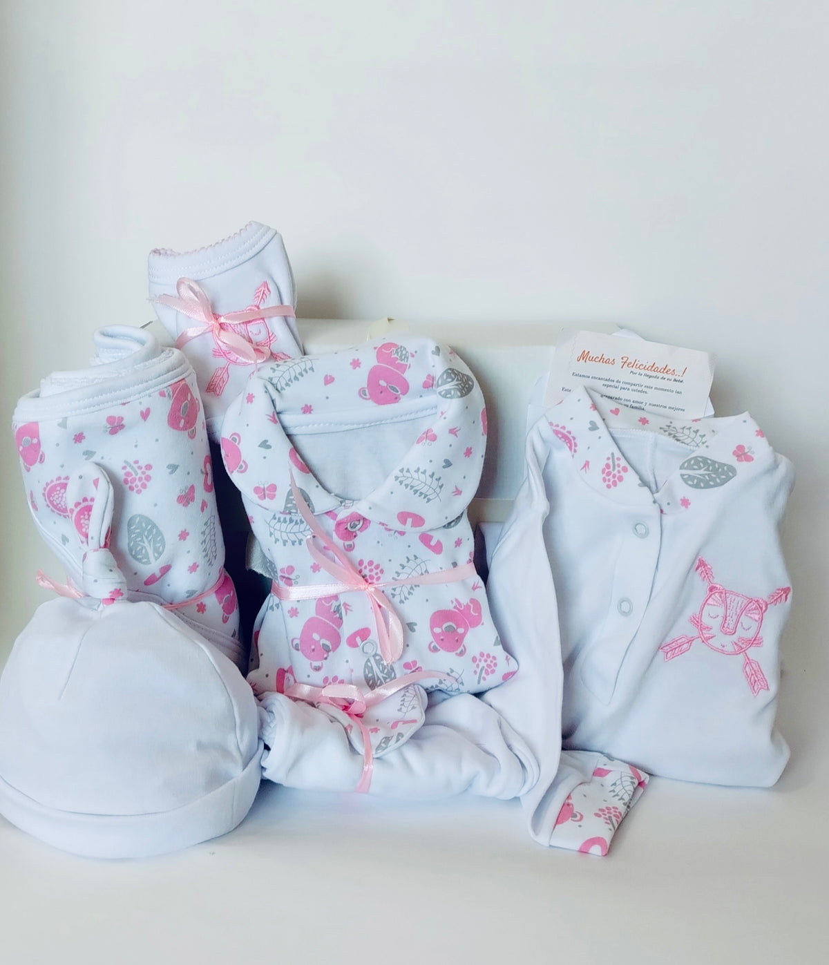 🌸 Ajuar CEBRA NIÑA – Regalo Perfecto para Recién Nacidos