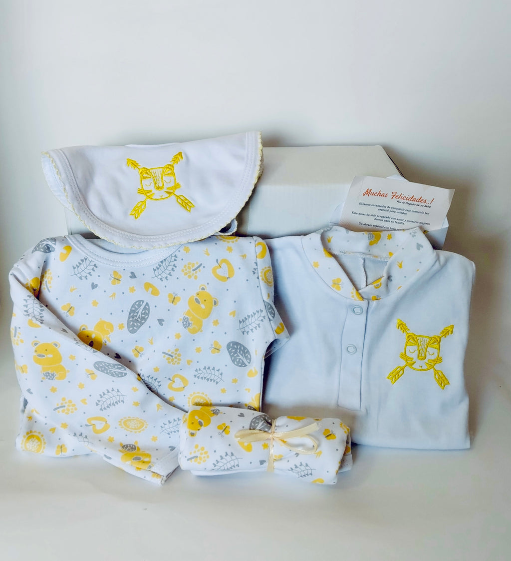 🧺 Ajuar CRECE UNISEX – Regalo Perfecto para Recién Nacidos