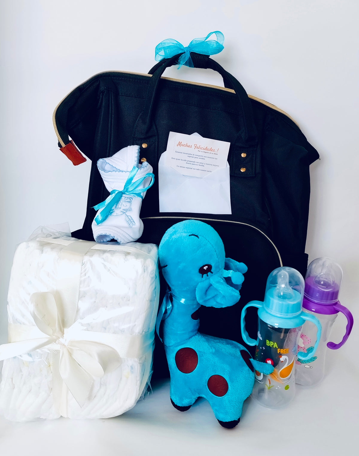 🌟 Ajuar MI PRIMERA MOCHILA NIÑO – Regalo Perfecto para Recién Nacidos