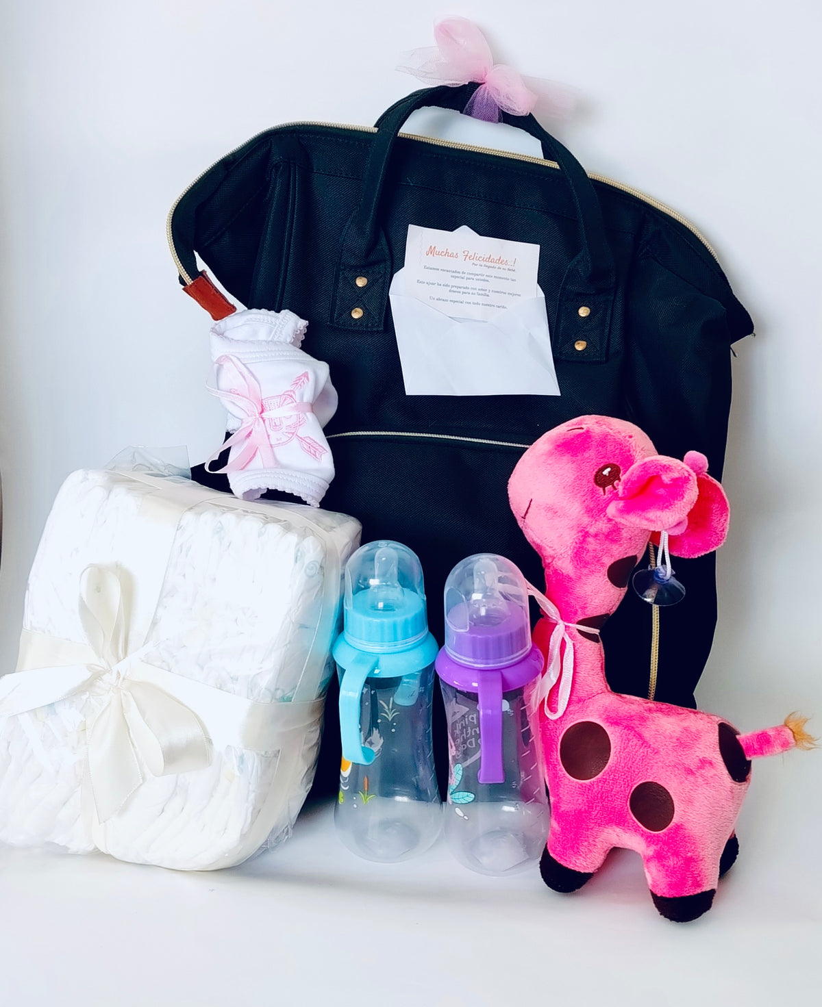 🌸 Ajuar MI PRIMERA MOCHILA NIÑA – Regalo Perfecto para Recién Nacidos